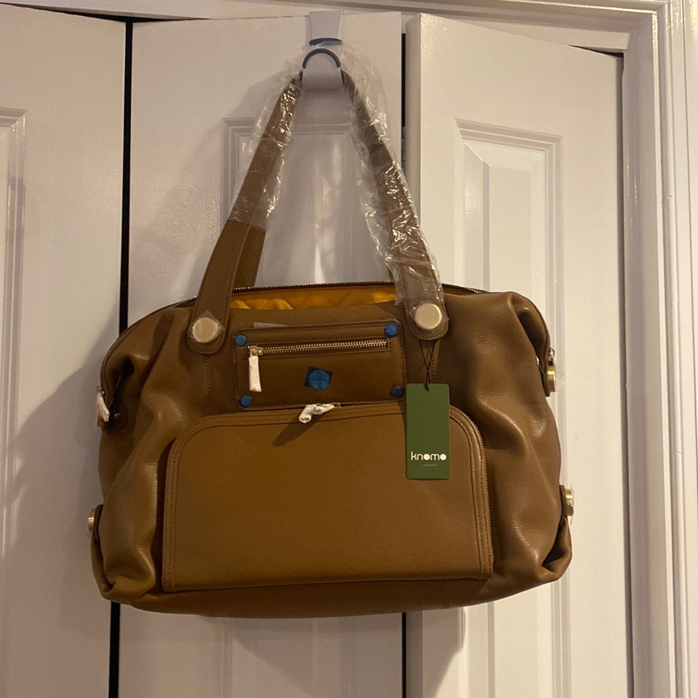 Knomo Lola Tabac Leather Bag
